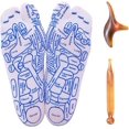 thumbnail image 1 of Reflexology Socks and Tools，Reflexology Socks with Massage Tools for Women，Acupressure Reflexology Socks Set for Foot at Home，Trigger Point Massager Tool (Men's socks), 1 of 7