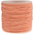 thumbnail image 1 of 100 yardas de cordón encerado de algodón, hilo de algodón encerado de 1 mm, cordón para bisutería, pulseras, macramé, manualidades y cuero (color melocotón)., 1 of 7