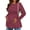 Wine-Red, variant on WellSize Women Maternity Tops Casual Tunic Fall Shirts Crew Neck Long Sleeve Pregnancy Clothes