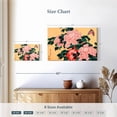 thumbnail image 4 of Elephant Stock Peonies And Blossom Wall Art - Horizontal Canvas Wall Art - Living Room Wall Decor - Floral And Botanical Canvas - Orange And Pink Decor By Katsushika Hokusai - 12" x 8", 4 of 8