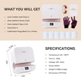 thumbnail image 4 of HTVRONT Auto Tumbler Heat Press Machine for Sublimation DIY Print Cup-Suits Various Tumblers & Mugs for Sublimation, with 6 Pcs 11oz Mugs Bundle-White, 4 of 11