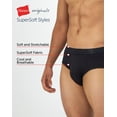 thumbnail image 2 of Hanes Originals Ultimate Men's SuperSoft Brief Underwear, 3-Pack Assorted L, 2 of 9