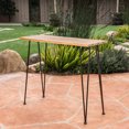 thumbnail image 4 of Outdoor Bar Table in Natural Teak Finish / Fits Porch Decor, 4 of 4