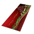 thumbnail image 2 of dajkiuy Christmas Door Mat Outdoor,Merry Christmas Welcome Mats for Front Door,Christmas Holiday Red Doormat Indoor Entryway Floor Rug for Entrance Outside Home 16”x47”, 2 of 2