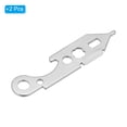 thumbnail image 3 of Herramienta de llave de dardos Uxcell para el manejo de cabezas de dardos para ejes de aluminio, tono plateado 2 piezas, 3 of 5