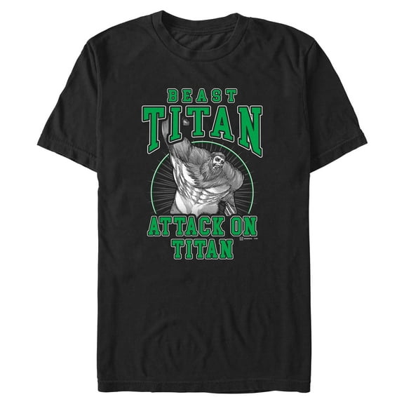 Mens Attack on Titan Beast Titan Jersey T Shirt