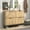 Wood-Two, variant on Fiogmub Shoe Storage Cabinet, 2 Flip Drawers, Wooden Shoe Rack Organizer, Entryway