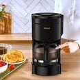 thumbnail image 3 of T-fal Cafetera de Filtro Permanente Heliora Petit Negra, prepara 6 tazas de café, cuenta con sistema antigoteo por lo que puedes servir el café mientras se está prepar, 3 of 6