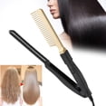 thumbnail image 4 of Peine Calefactor Eléctrico, Peine Para Peinar El Cabello Resistente Al Calor Con Plancha, Cepillo Caliente Para Alisar El Cabello Para Uso En Seco Y Húmedo, Herramienta De Peluquería Portátil EOTVIA No, 4 of 6