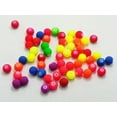 thumbnail image 6 of U8MO 100 Fluo Neon Beads Acrylic Round Beads 10mm(3/8") Rubber Tone Color Choice-Hot Pink, 6 of 7