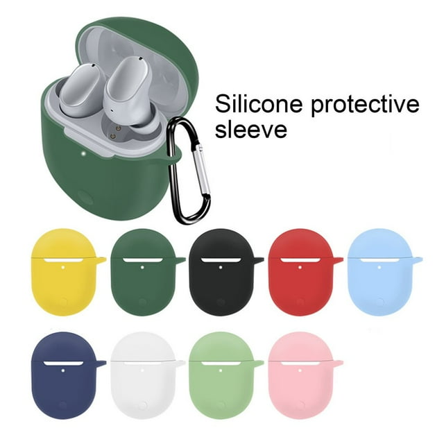 MesaSe Housse d'Écouteur Anti-Choc en Silicone Souple Compatible Bluetooth Oreillettes Housse de Protection pour Redmi Airdots 3 Pro
