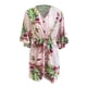 thumbnail image 3 of WILLBEST Vestidos de Algodon Vestido Corto de Corte A con Nudo Frontal y Cuello Floral para Mujer Mediana​​, 3 of 3