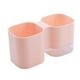 thumbnail image 1 of Soporte para bolígrafo Caja de almacenamiento de cepillo de escritorio desmontable Maceta de decoración de plástico para oficina en casa, Rosa sidaley HA005200-03, 1 of 6