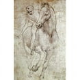 thumbnail image 2 of Horse and Rider Poster Print by Leonardo Da Vinci, 2 of 2