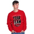 thumbnail image 4 of Your Team Sucks Fantasy Baseball Men's Big & Tall Crewneck Sweatshirt Brisco Brands 2X, 4 of 5