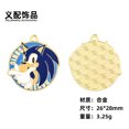 thumbnail image 5 of Lindos amuletos flotantes de dibujos animados de Sonics Anime para hacer joyas, suministros para hacer medallones, componentes, flores, accesorios con dijes de corazón, 5 of 5