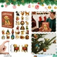 thumbnail image 2 of Labrador Advent Calendar 2025 with 24 Unique Dog Ornaments for Holiday Countdown and Festive Decoration Gift Set, 2 of 5