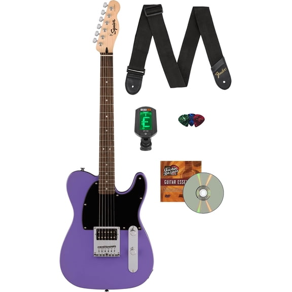 Fender Squier Sonic Esquire H Electric Guitar - Ultraviolet w/ Tuner
