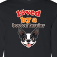 thumbnail image 4 of Inktastic Boston Terrier Dog Long Sleeve T-Shirt, 4 of 5