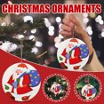 thumbnail image 4 of Adornos navideños Tarjeta colgante de madera de Navidad Decoración de árbol de Navidad de madera de doble cara Wmkox8yii gf9205, 4 of 8