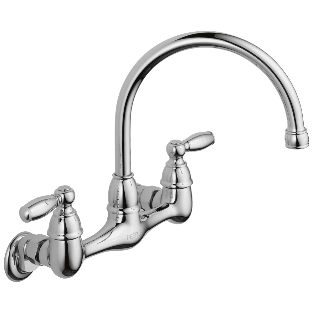AA Faucet 4Inch WallMount Faucet w/31/2" Gooseneck Spout for Hand S
