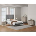 thumbnail image 2 of 3-Piece DUMBO 5-Drawer Tall and 3-Drawer Standard Dresser & Nightstand in Gray, 2 of 5