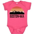 thumbnail image 3 of Inktastic Boston Massachusetts Skyline Sunset Boys or Girls Baby Bodysuit, 3 of 5