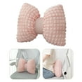 thumbnail image 2 of Bow Pillow Bow Shaped Pillow Decorative, Furenl Cute Bow Shaped Pillow | Decorative Lumbar Cushion for Sofa, Couch, Bed, & Car Backrest, Pink, 2 of 9