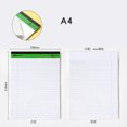 thumbnail image 1 of Grapas 100% reciclado 8 1/2" x 11 3/4", blanco, blocs de notas perforados, rayas estrechas, paquete de 5 Namotu CZBG-HY69, 1 of 4
