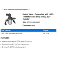 thumbnail image 2 of Heater Valve - Compatible with 1987 - 1989 Mercedes-Benz 260E 2.6L 6-Cylinder 1988, 2 of 2