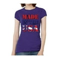 thumbnail image 1 of Womens Made in USA Short-Sleeve T-Shirt - Purple - 3X-Large, 1 of 1