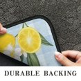 thumbnail image 6 of Yellow Lemon Fruit Flowers BlueWhite Pattern Door Rugs,Washable Non Slip Door Mats Indoor,Decorative Door Mats,Entry Mat Indoor for Entrance,Bedroom,Kitchen,Bathroom,30"x17", 6 of 6