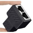 thumbnail image 4 of 1To 2 Ways RJ45 LAN Ethernet Network Cable Female Splitter Wire Connector Adapter, 4 of 4