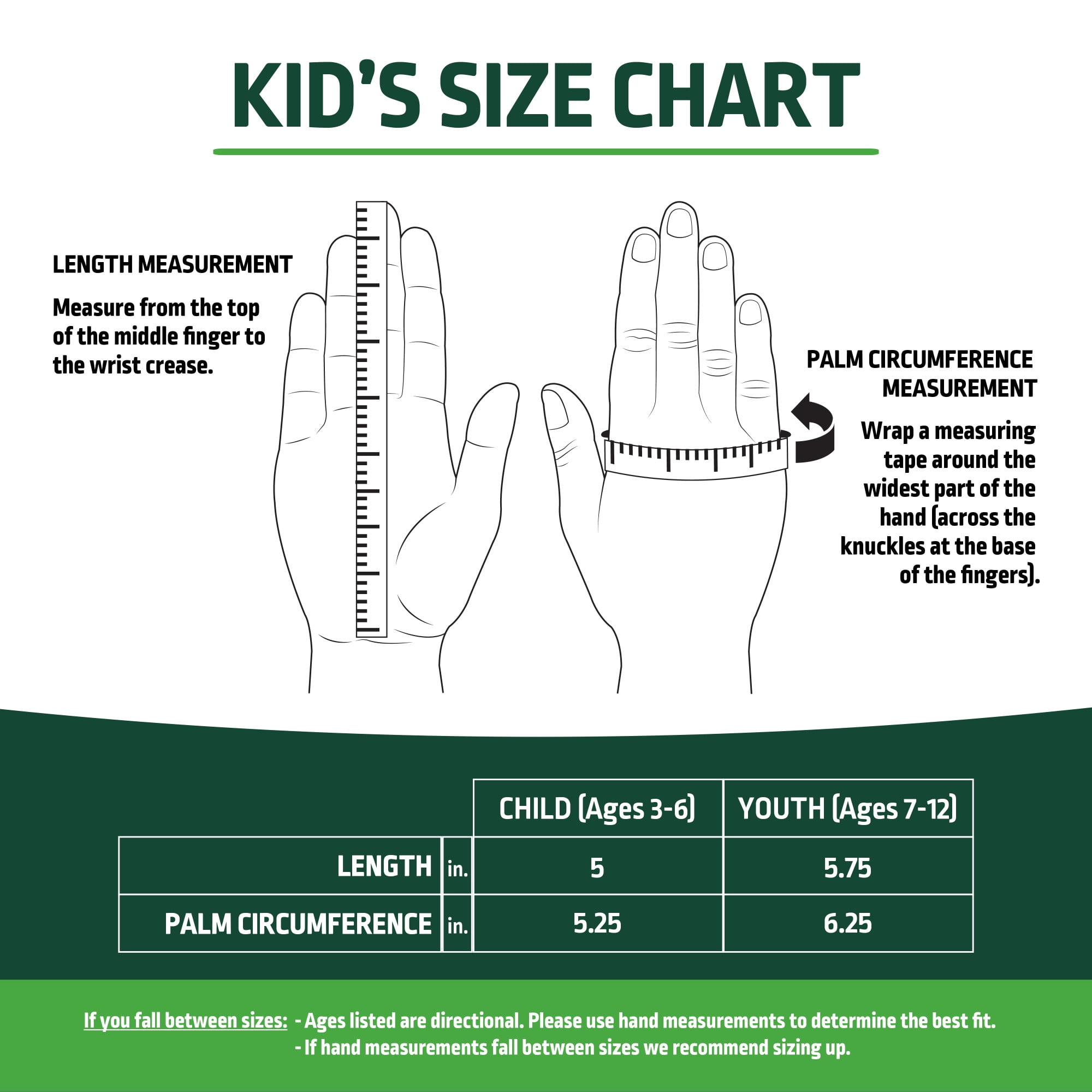 Expert Gardener Kids Leather Palm Gardening Gloves