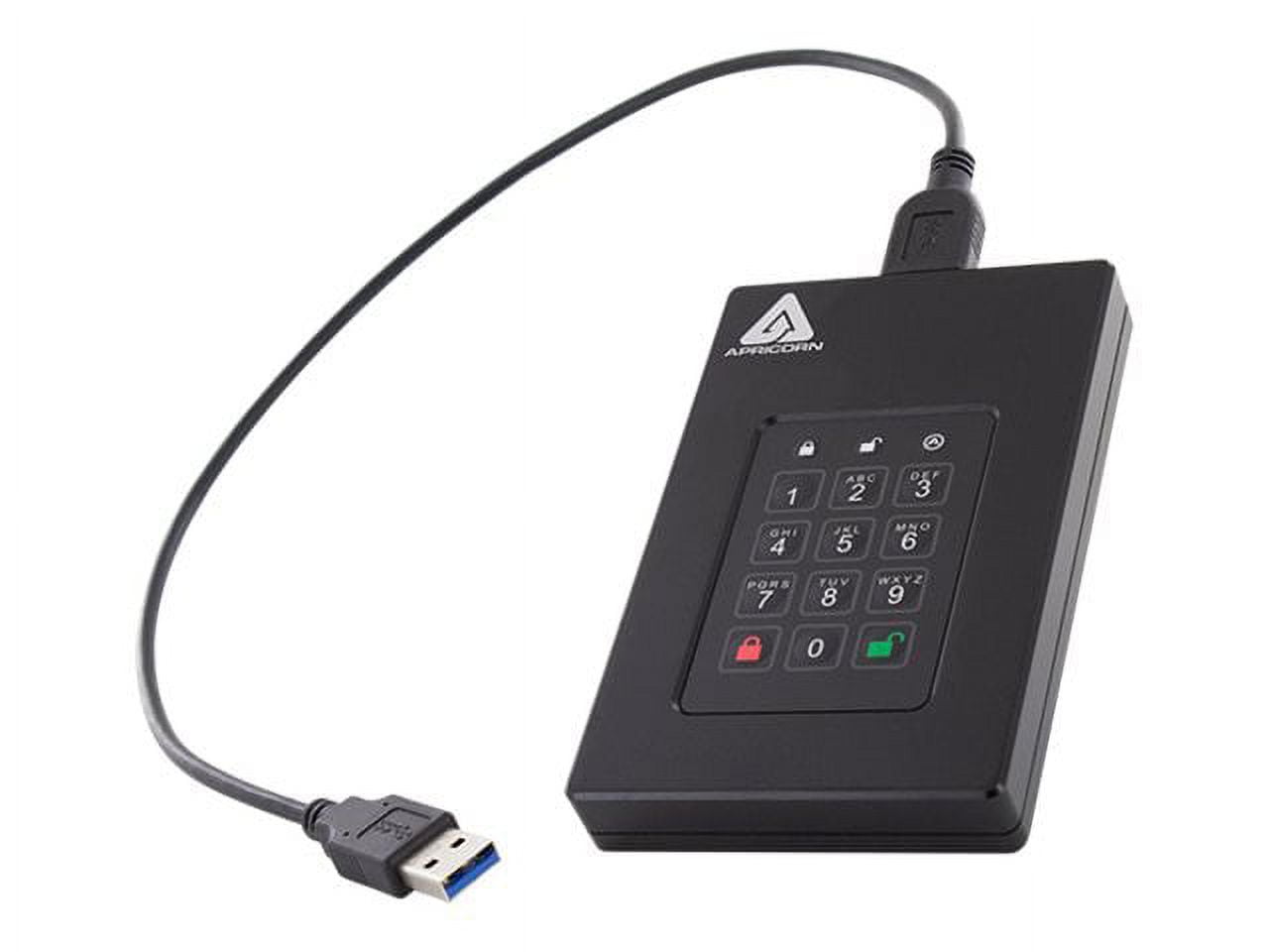 Apricorn Aegis Fortress L3 16 TB Portable Solid State Drive, External, TAA Compliant