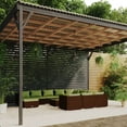 thumbnail image 1 of vidaXL 12 Piece Garden Lounge Set with Cushions Poly Rattan Brown, 1 of 5