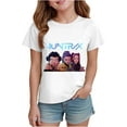 thumbnail image 1 of K pop Demon Chandail pour Filles, T-Shirt Graphique Mignon avec Dessin Animé, T-Shirt Tendance et Drôle, Chandail pour Enfants, Hauts Roses, Manches Courtes, Col Ras du Cou, 1 of 4