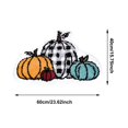 thumbnail image 3 of Pumpkin Bathroom Rug Non Fall Decor Mat 60x40cm Soft Absorbent Carpet for Kitchen Bedroom and Autumn Holiday Themed Spaces, 3 of 3