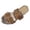 Rose Gold, variant on Women Slippers Ndbuld Women's Fashion Casual Summer Style Solid Color Comfortable Sequined Rhinestones Beach Flat Shoes