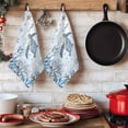 thumbnail image 6 of Blue Sea Turtles Kitchen Towels Set of 1, Coastal Ocean Seahorse Starfish Coral Absorbent Dish Towels for Kitchen, Microfiber Hand Towel, Quick Drying Tea Towel for Cleaning Decorative Dishcloths, 6 of 7