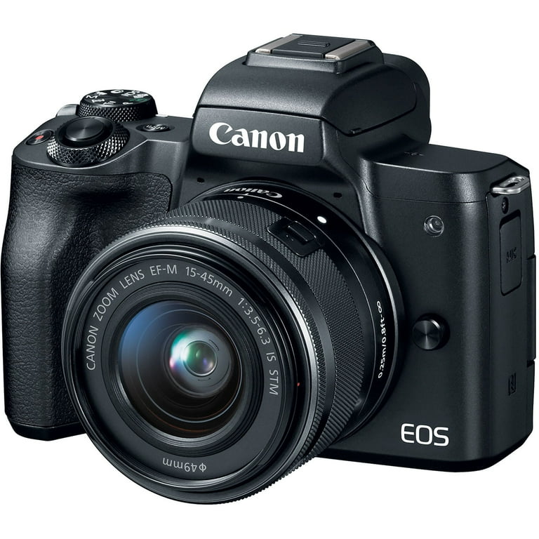 Canon EOS M50 Mirrorless Camera Kit w/ EF-M15-45mm Lens and 4K