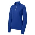 thumbnail image 5 of Sport-Tek Women's 1/4-Zip Textured Pullover, 5 of 6