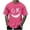 Red, variant on WREESH Halloween T-Shirts Summer Fashion Casual Men's Round Neck Printed T-Shirt Top Black