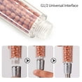 thumbnail image 4 of FOAUUH Shower Head Powerful Flow with Beads Filter Pressure Boosting Shower Head Spray with 3 Modes Water Saving Bathing for Adults Children Pets Home and Gym Use (White), 4 of 5