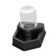 thumbnail image 5 of Recipiente automático para agua potable de reptiles, resistente, decorativo y reutilizable. Negro, 5 of 9