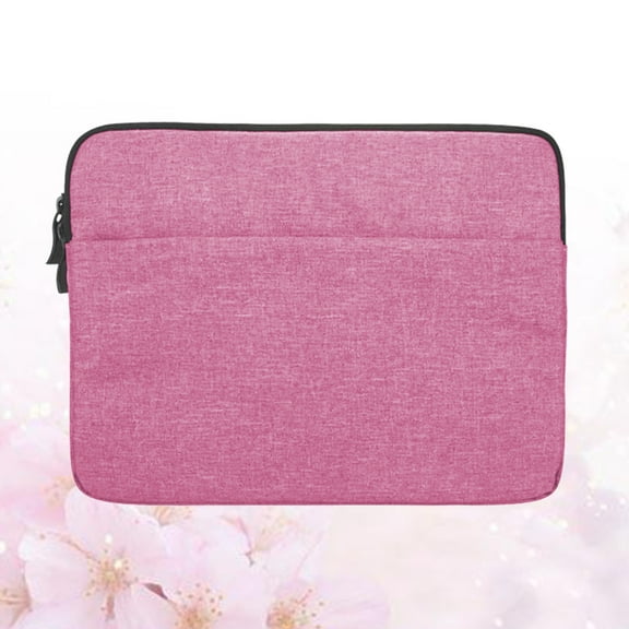 Raindrops Laptop Pouch 1Pack for 15.6 Inch Devices with Shockproof and Bump Absorption in Rosy