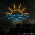 thumbnail image 4 of Glowneon Sunset on Beach Neon Sign, Sunset Led Sign, Sunrise Led Light, Sun Neon Sign, 4 of 5