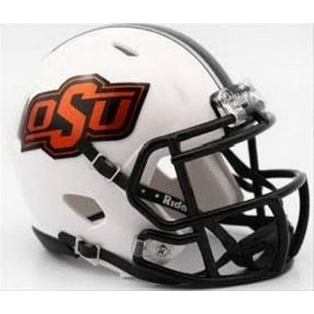 Oklahoma State Cowboys Helmet - Riddell Replica Mini - Speed Style - 2016 White