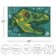 thumbnail image 2 of Puzle AQUARIUS Jurassic World Map 1000 piezas, 2 of 6