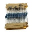 thumbnail image 4 of VONKY 300 Pieces Metal Film Resistors Stable Electric Part Universal 1/4W Resistance Kit Resistor Device DIY Accessory Making Material, 4 of 6